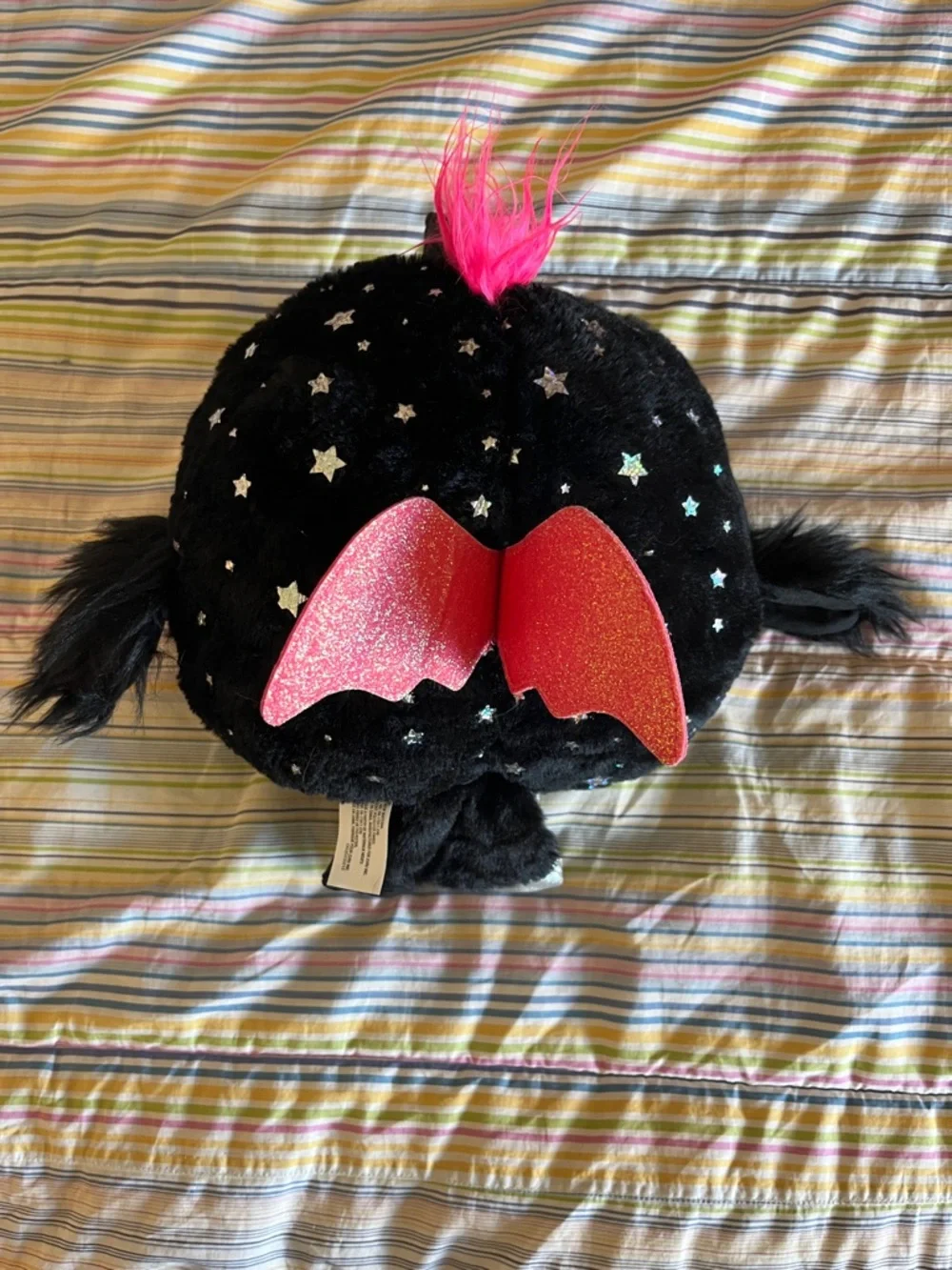 Zuru Black‎ & Pink Rainbocorn Monstercorn Surprise Raven Plush